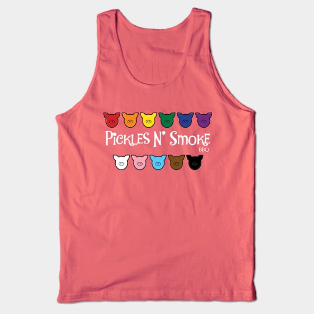 PRIDE Progress Pickles N Smoke BBQ Tank Top by picklesnsmoke